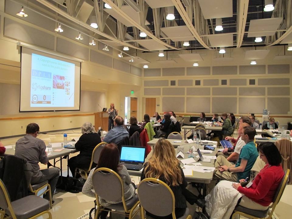 Rebekah Cummings data presentation at the Utah State Library