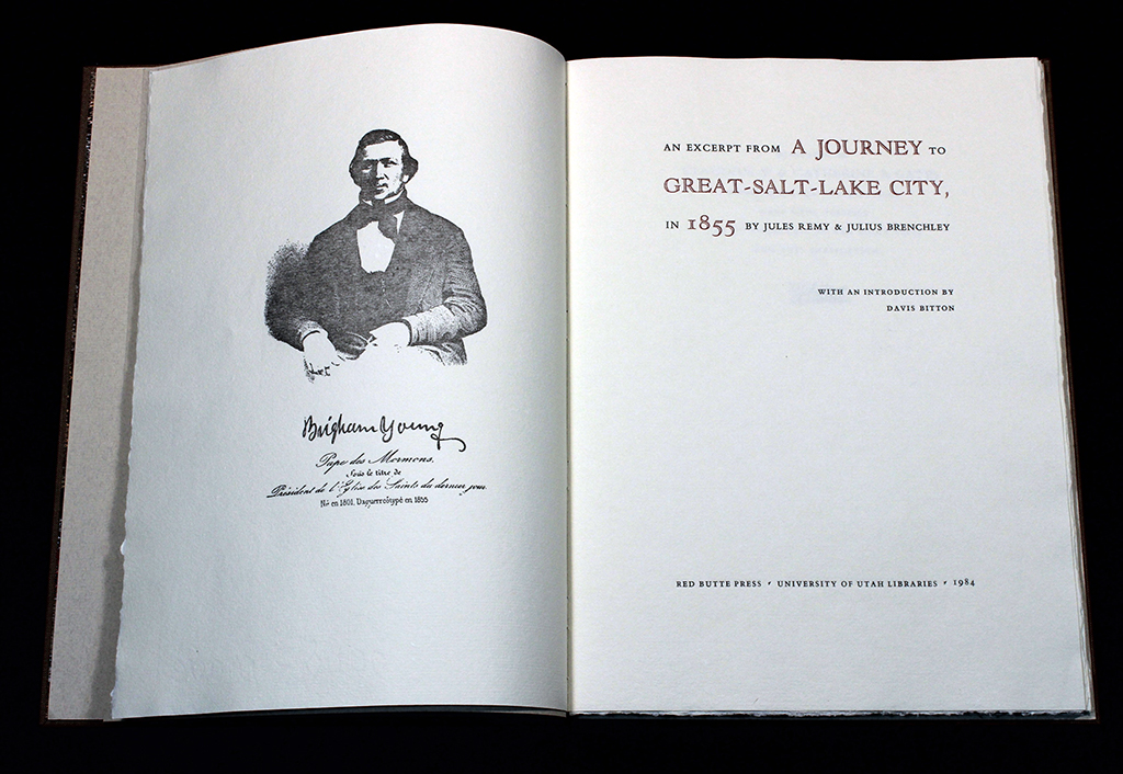 An Excerpt from a Journey, title page 