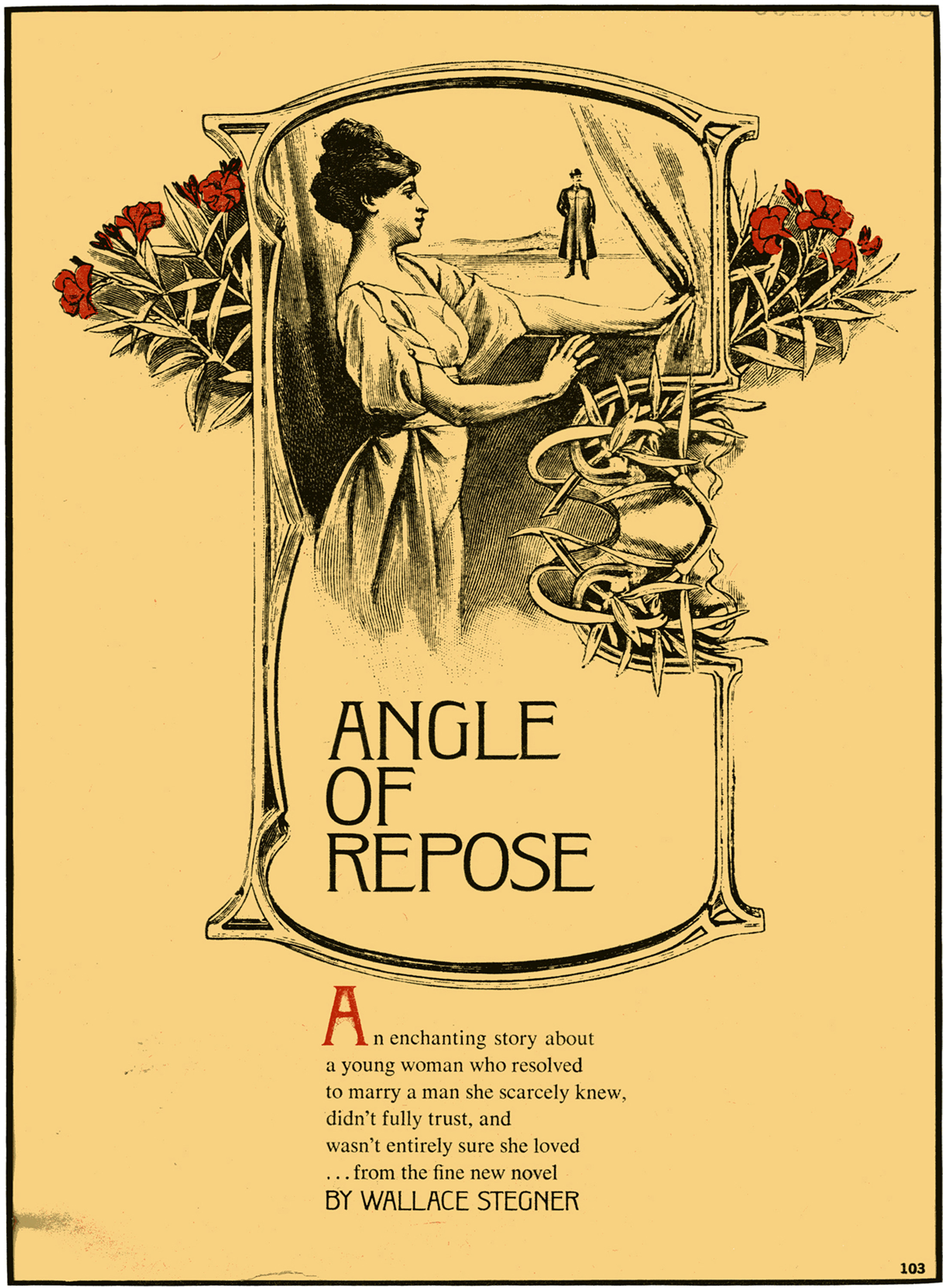An advertisement for Angle of Repose