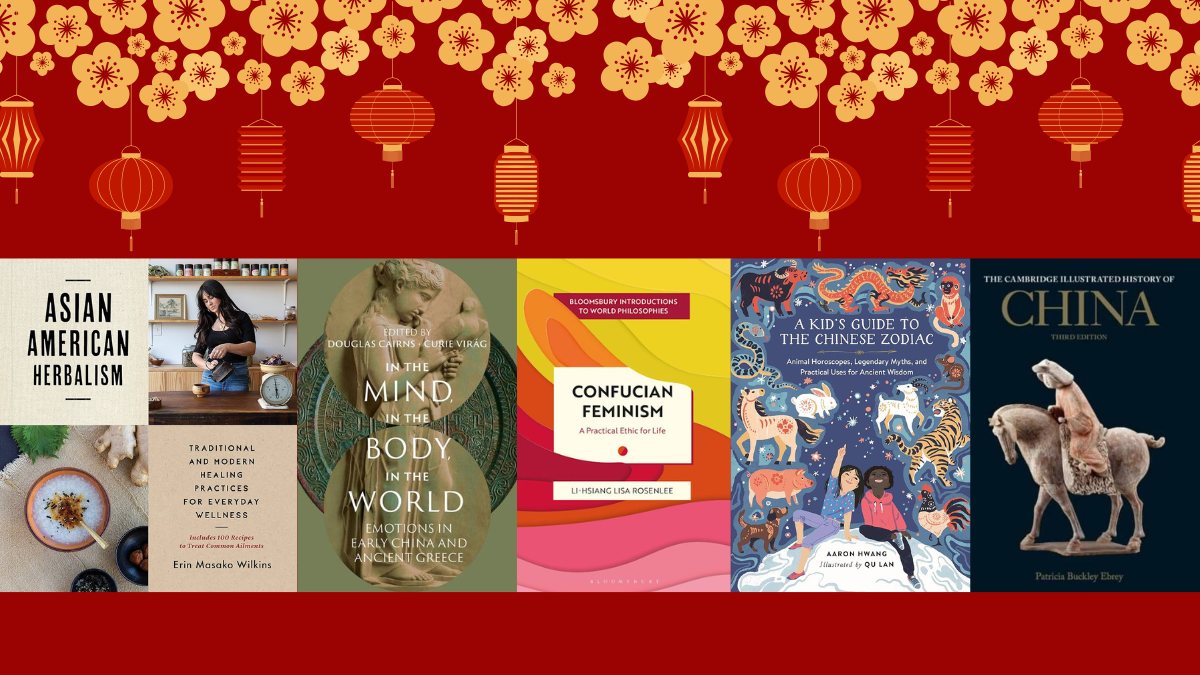 five book covers for the chinese new year 