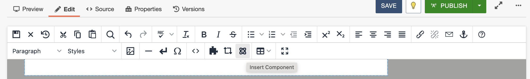 Insert component