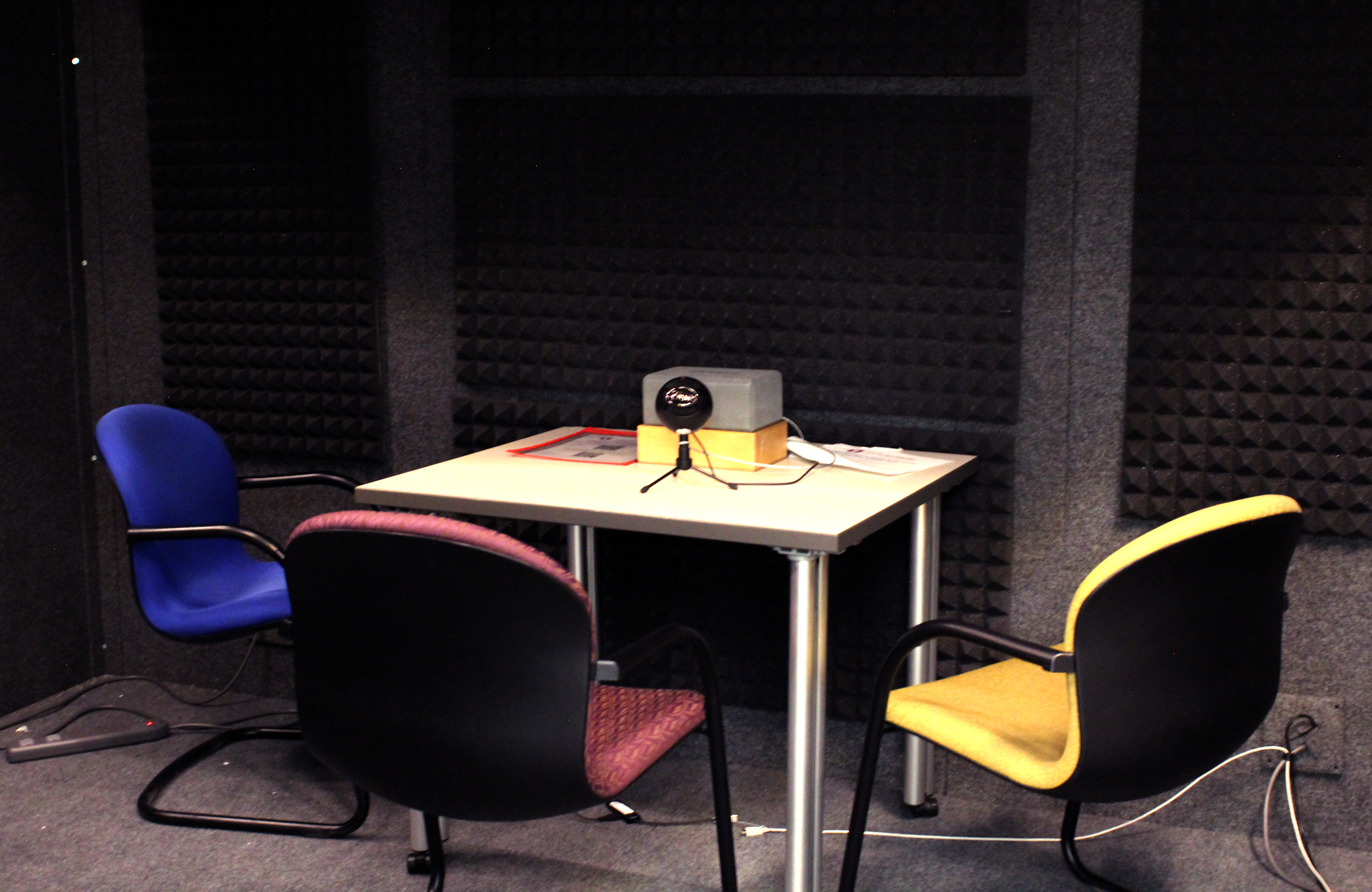 Podcast Booth Interior