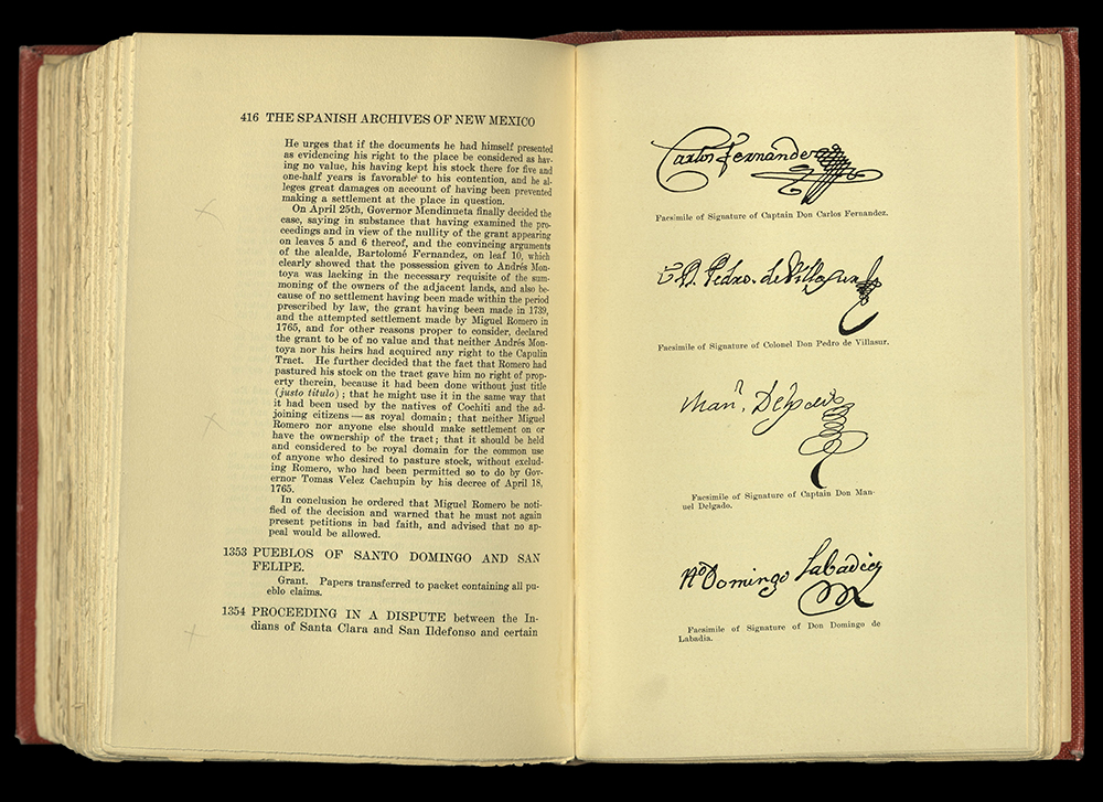 Spanish Archives, signatures 1