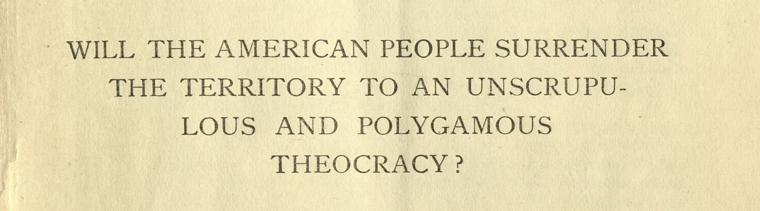 Feature image of A Hymn for Women’s Rights, Statehood, and Polygamy : An Open Book Blog Post