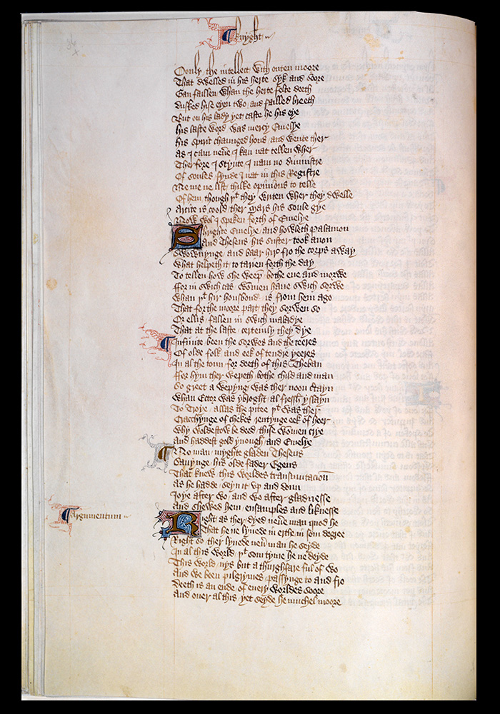 Chaucer, 36 verso