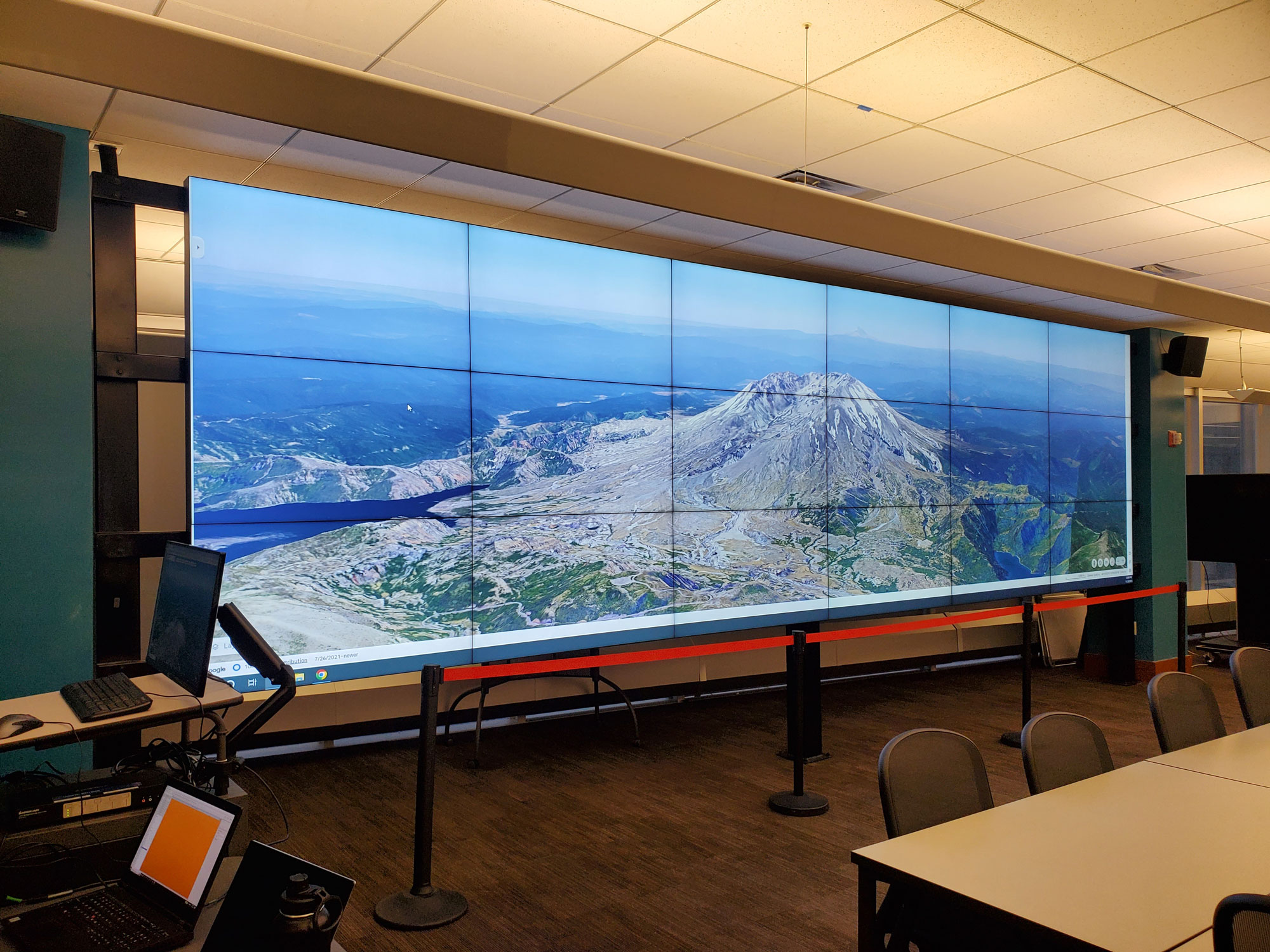 Data Visualization Wall Marriott Library