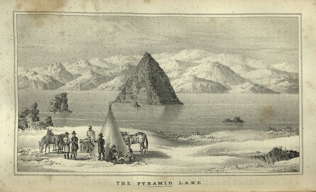 Report of the Exploring Expedition to the Rocky Mountains, Pyramid Lake