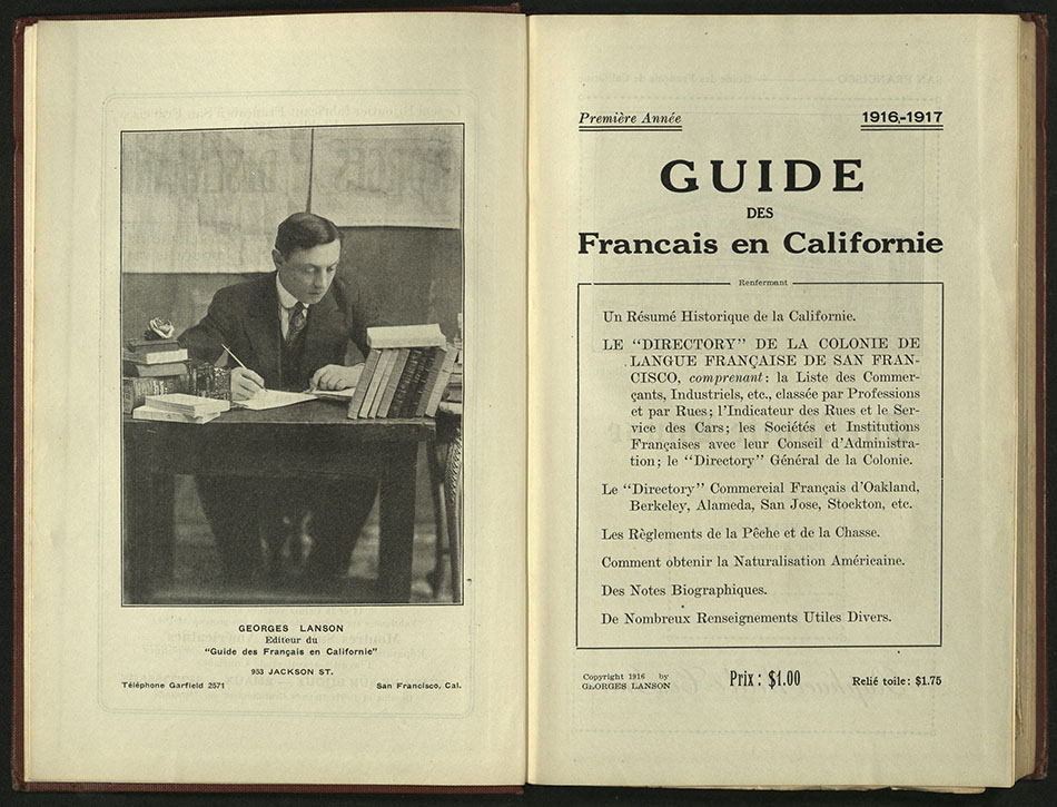 Guide des Francais en Californie