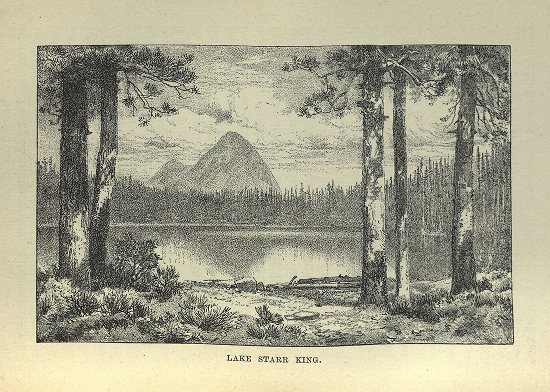 Mountains of California .... image opposite page 118 "Lake Starr King"