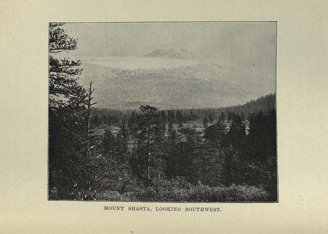 Mountains of California .... image opposite page 12 "Mount Shasta"