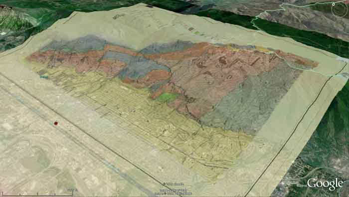 Just Digitize It: Explore University of Utah Geology Theses and Dissertation map within a 3-dimensional environment.