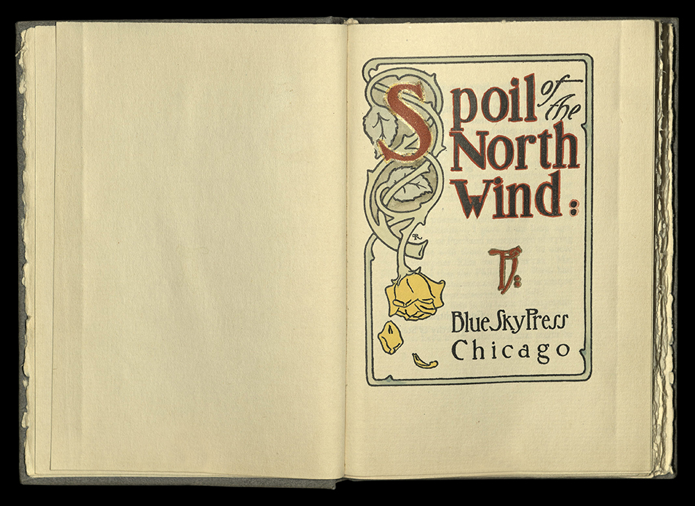 Spoil of the North Wind, title page