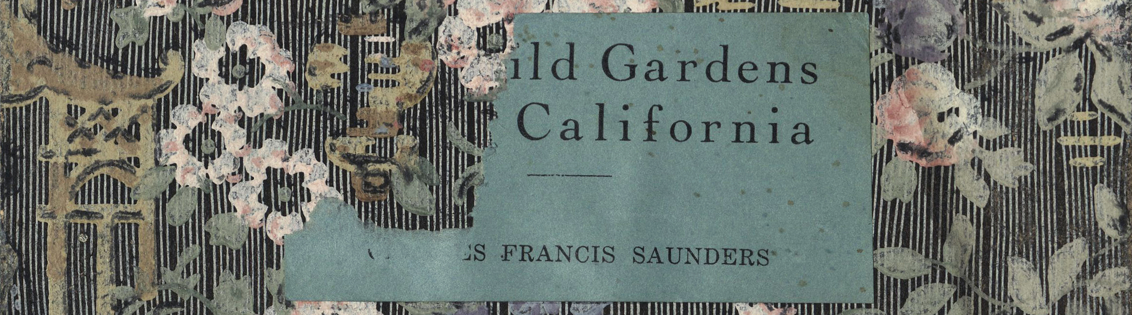 Feature image of BOOK OF THE WEEK — THE WILD GARDENS OF CALIFORNIA : An Open Book Blog Post