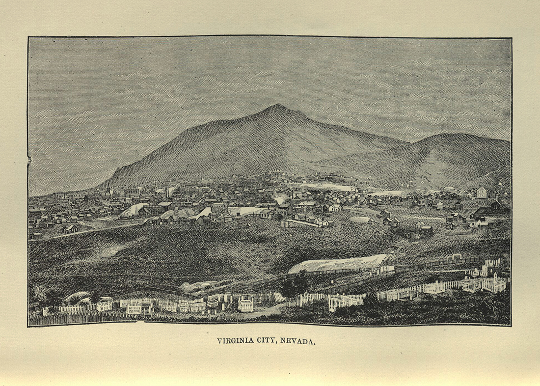 History of the Big Bonanza... page 213 "Virginia City, Nevada"