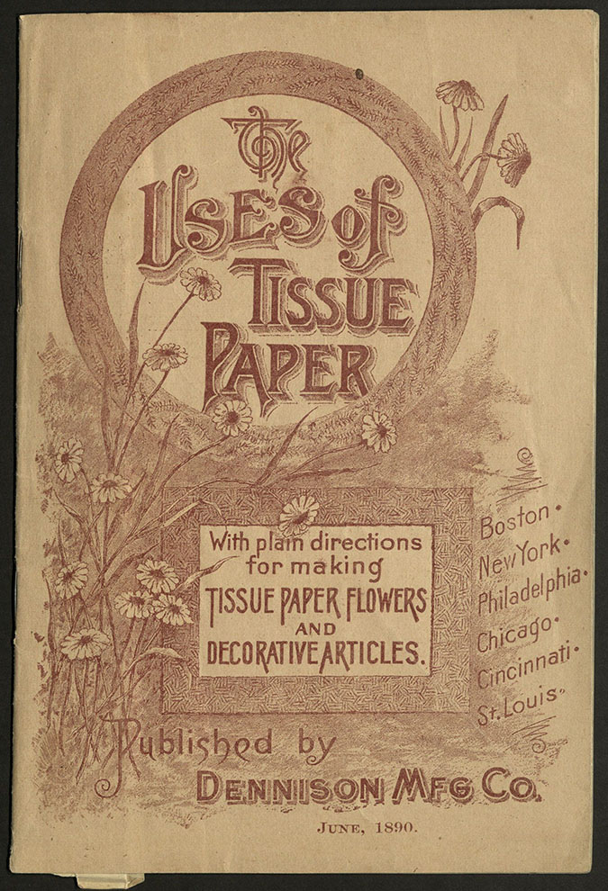 Uses of Tissue paper, front cover