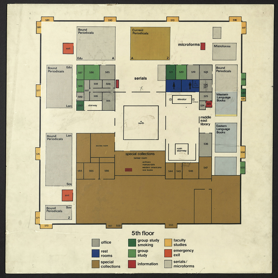 MLIB level 5 floor map