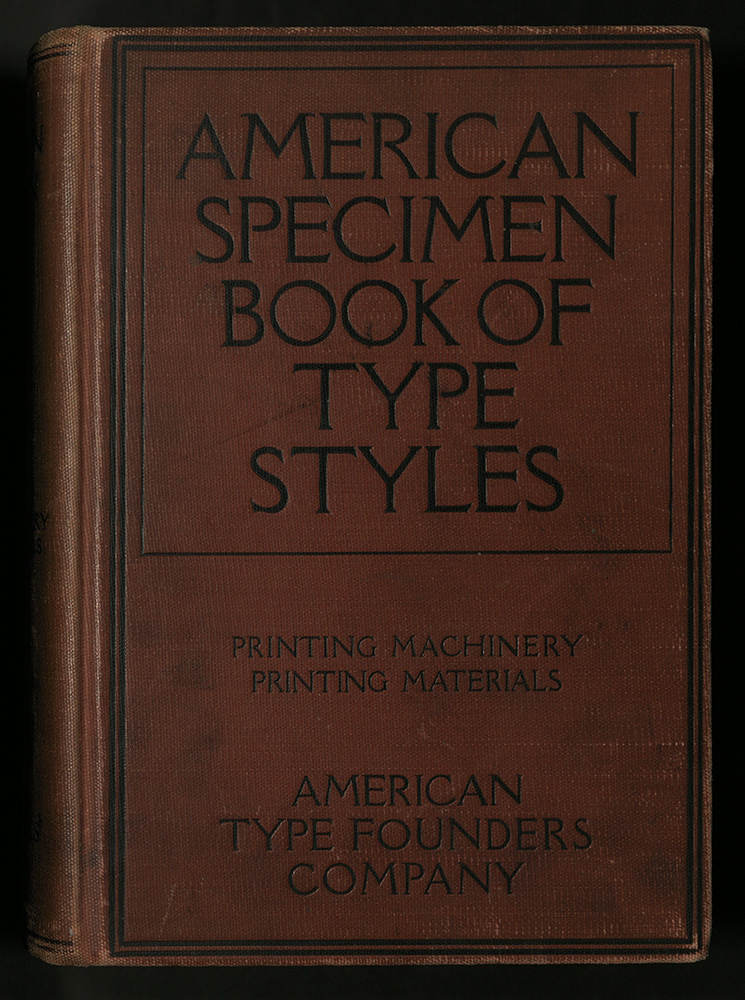 American Specimen Book of Type Styles... cover