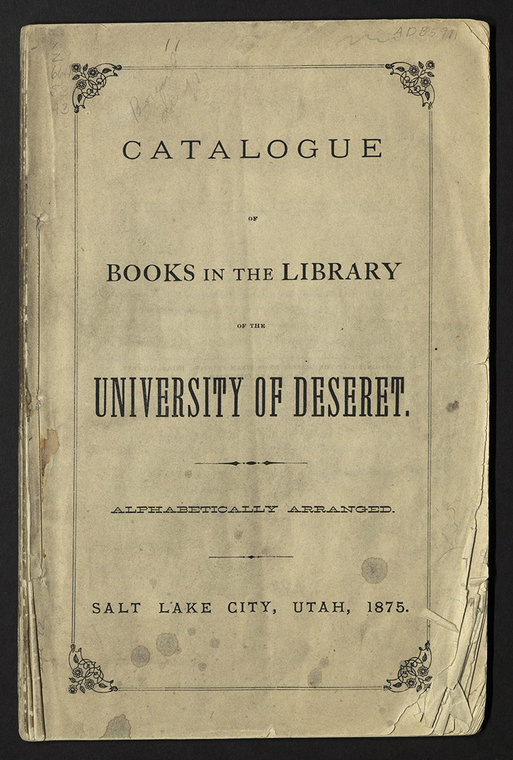 Catalog of the University of Deseret