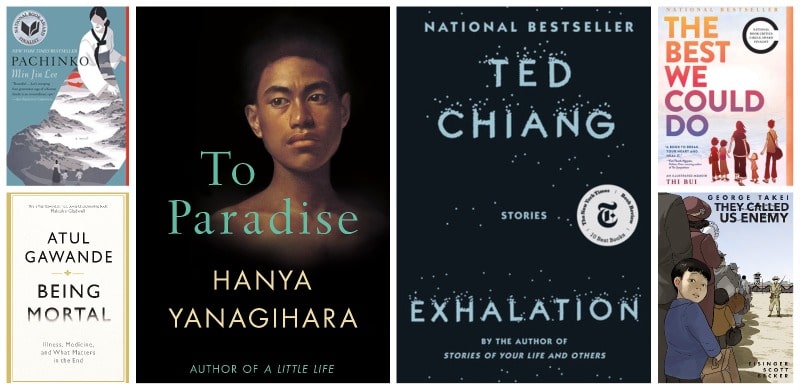 collection of book covers for asian american and pacific islander heritage month