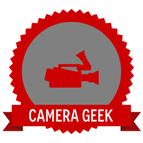 camera geek badge