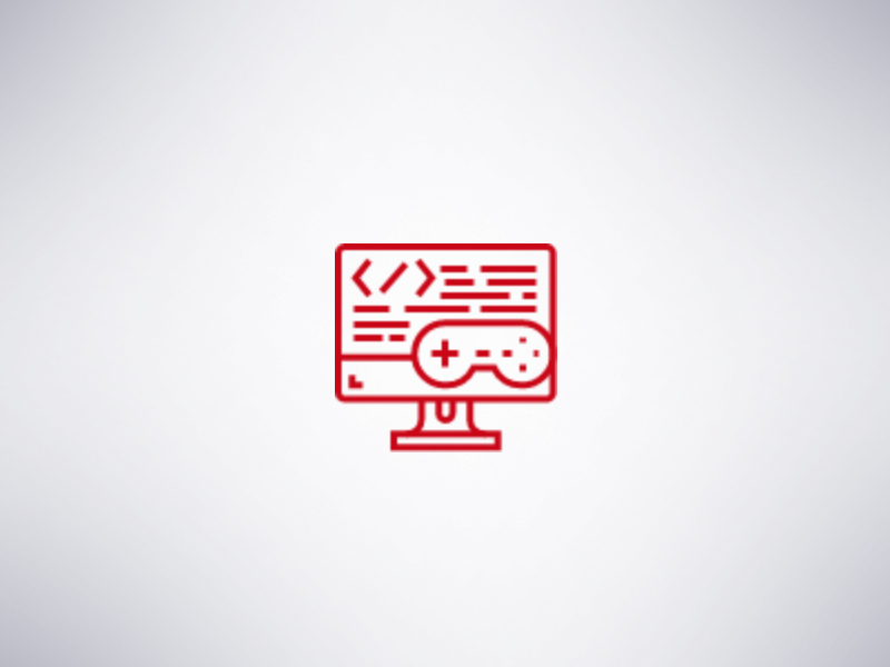 icon of computer monitor and game controller