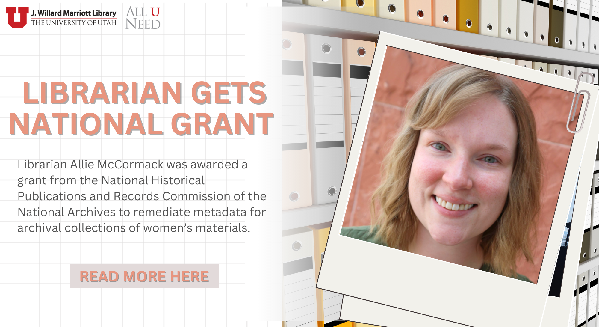 Librarian Receives National Grant