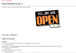 Open Research OJS