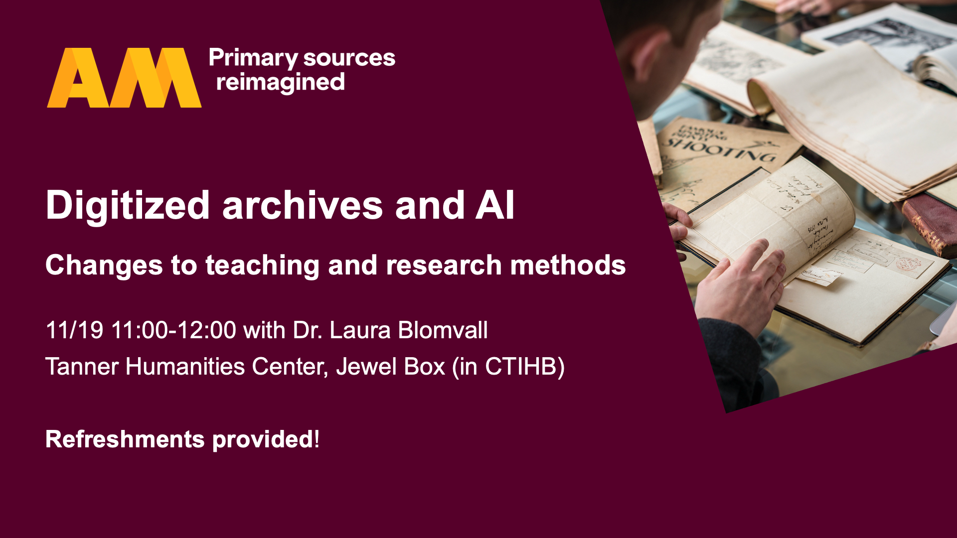  Digitized Archives and AI: Changes to Teaching and Research Methods