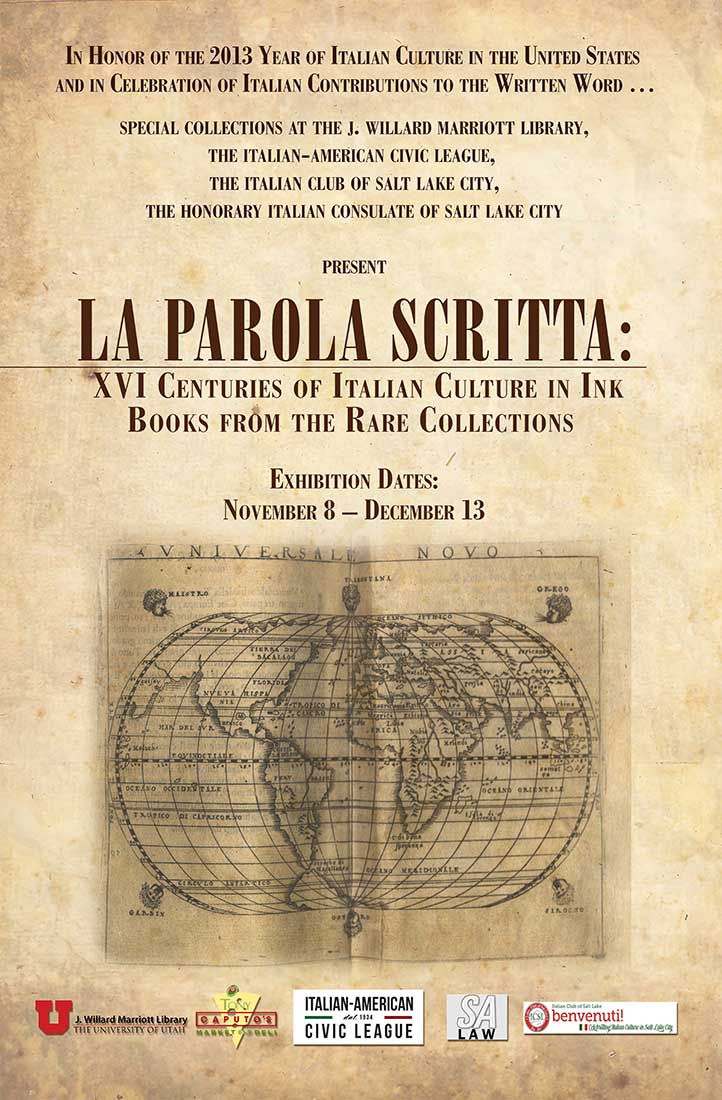 La Parola Scritta Marriott Library