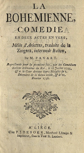 Capua, La Bohemienne..., 175?