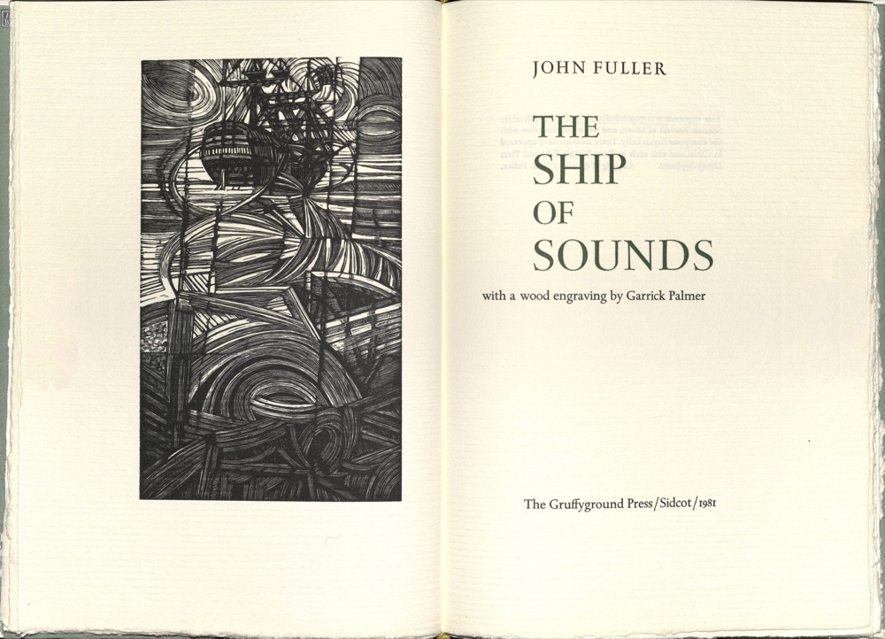 Fuller, The ship of sounds, title page