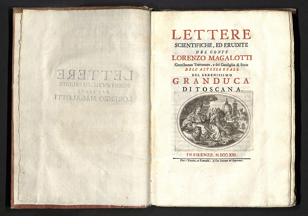 Lorenzo Magalotti, Lettere scientifiche, ed erudite, 1721