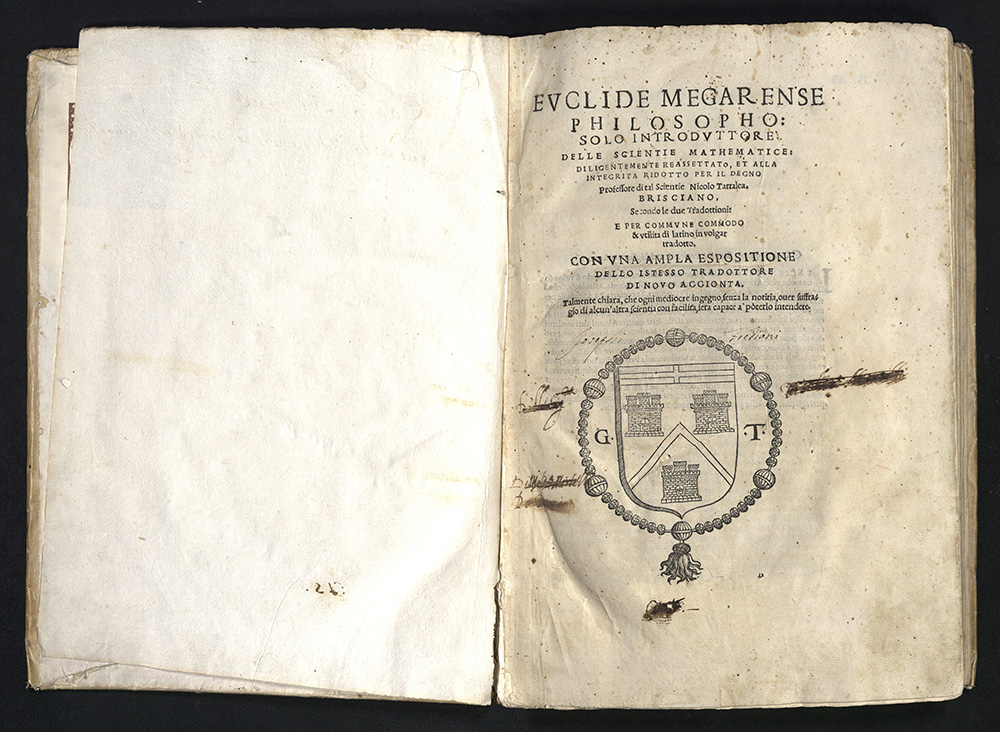 Euclid, Evclide megarense philosopho, 1543