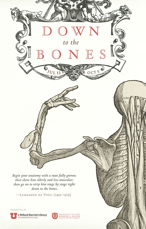 Down to the Bones Exhibition Poster