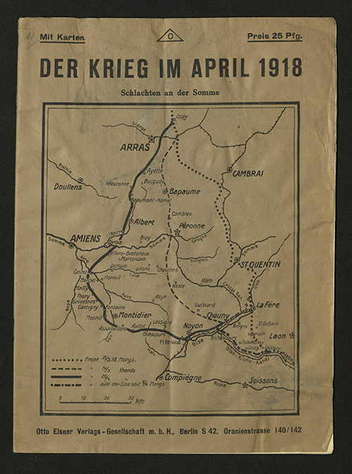 Front Cover of Der Krieg im April 1918, Berlin 1918