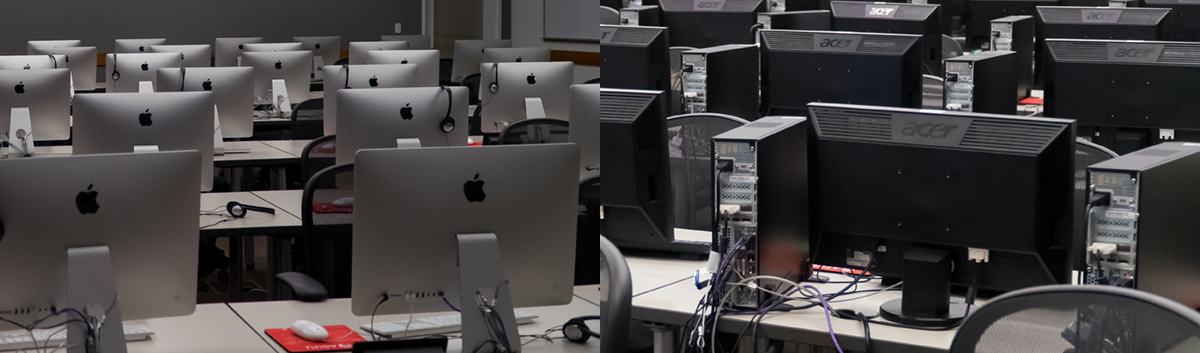 mac and pc computers